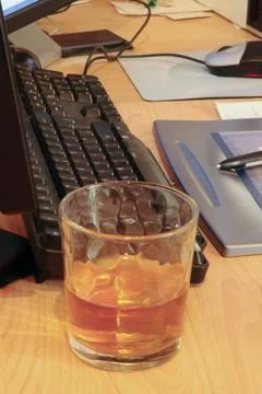 Drink at work Stock Photos