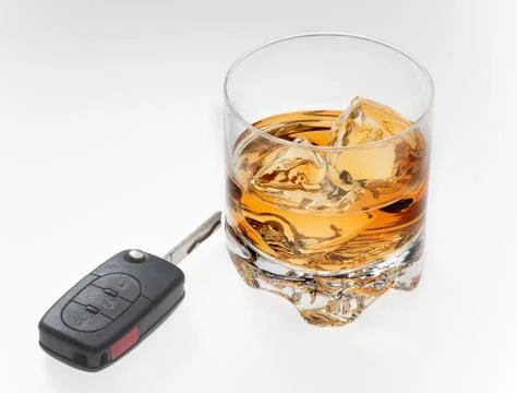 Drinking and driving concept Stock Photos