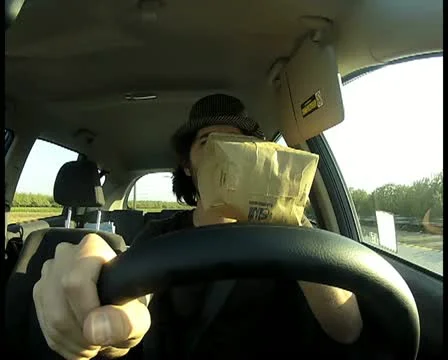Drinking and driving V2 - PAL Video stock 12458546