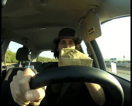 Drinking and driving V3 - PAL Video stock 12458538