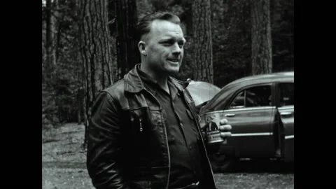 Drinking Beer 1950 Video stock 152919143