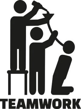 Drinking beer bong teamwork Illustrazione stock