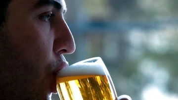 Drinking Beer Stock Footage 85494486