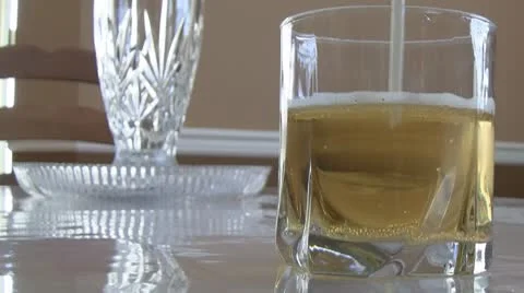 Drinking Beer With Straw Timelapse Видео 8865247