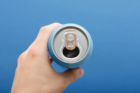 Drinking from can Stock Photos