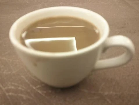 Drinking chocolate 库存照片