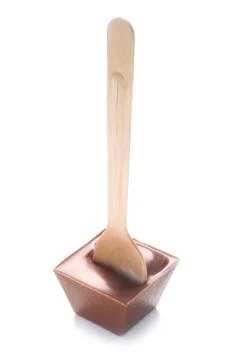 Drinking Chocolate On A Stick Stock Photos