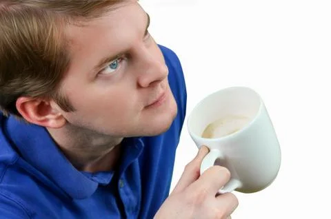 Drinking coffe Stock Photos
