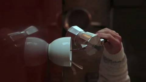 Drinking coffee Stock Footage 80793617