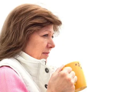 Drinking coffee Stock Photos