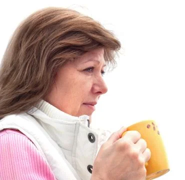 Drinking coffee Stock Photos