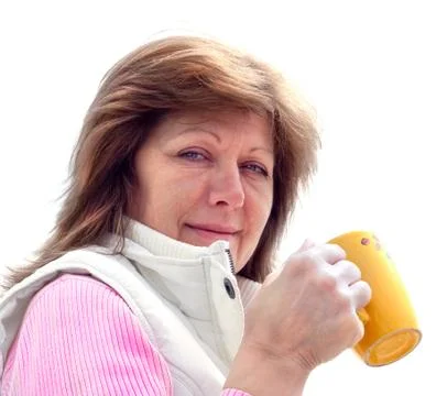 Drinking coffee Stock Photos