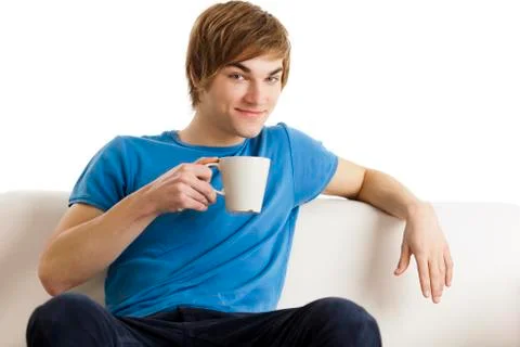 Drinking coffee Stock Photos