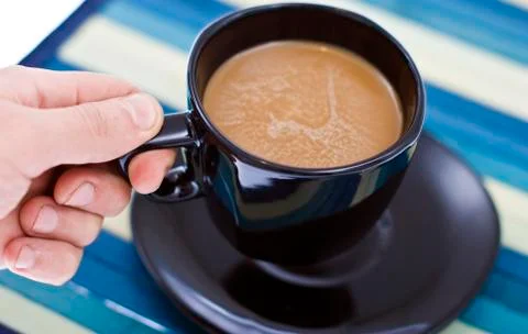 Drinking coffee. Fotos de archivo