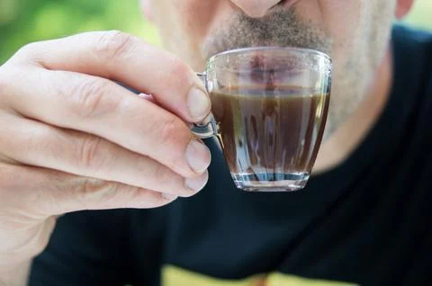 Drinking coffee Stock Photos