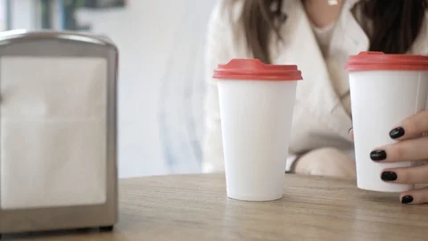 Drinking a cup of extraordinary coffee Stock Footage 117267101