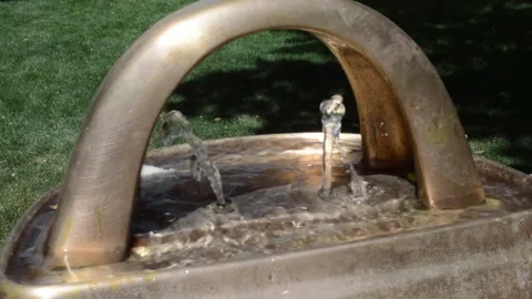 Drinking fountain Stock Footage 130462376