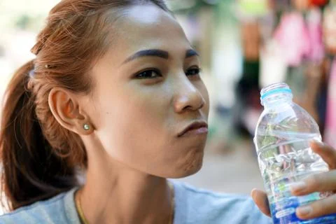 Drinking Girl Stock Photos