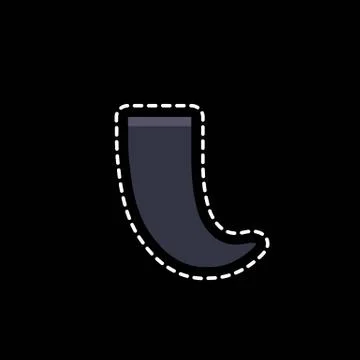 Drinking horn vector illustration, vector color illustration Stock Illustration