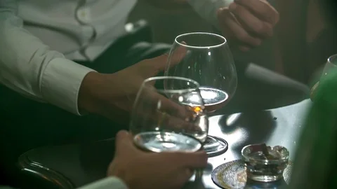 Drinking lots of alcohol tonight Stock Footage 112197138