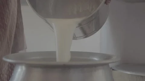 Drinking Milk Stock Footage 147612436