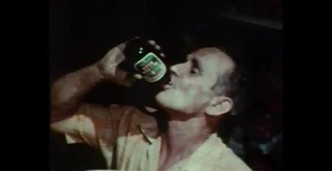 DRINKING AT AN OUTBACK AUSTRALIAN PUB: 1969 Stock-Footage 260284876
