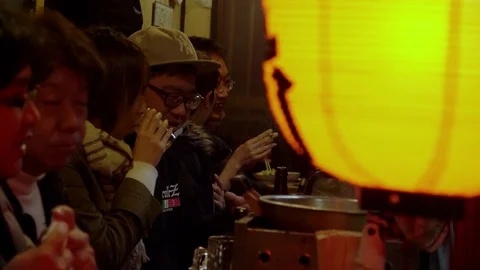 Drinking at Pee Alley Stock Footage 85114286