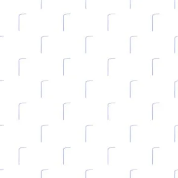 Drinking plastic straw seamless pattern on white background Stockillustratie