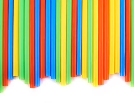Drinking straw background 库存照片