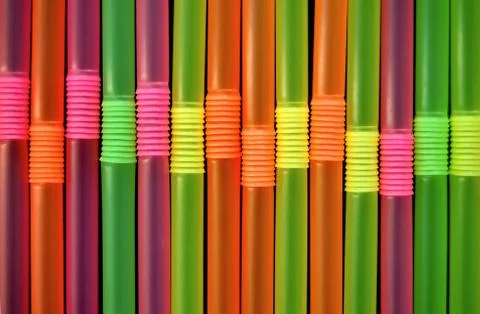 Drinking straws Stock-Fotos