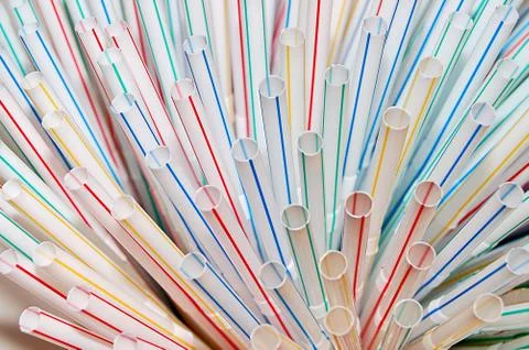Drinking Straws Stock Photos