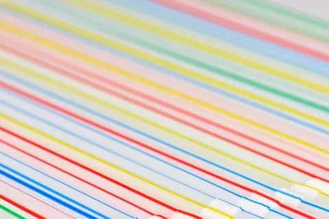 Drinking straws Foto stock