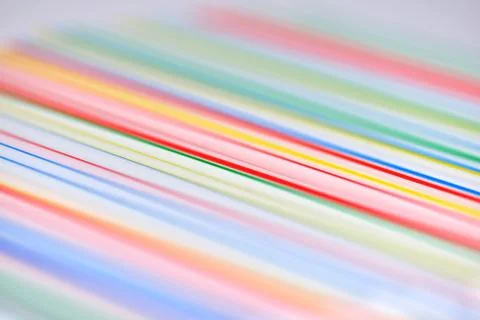 Drinking straws Stock Photos