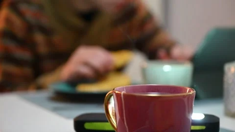 Drinking tea Stock Footage 291840153