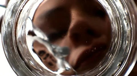 Drinking Water Stock-Footage 22666780
