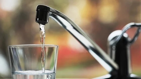 Drinking water. Stock Footage 97929028