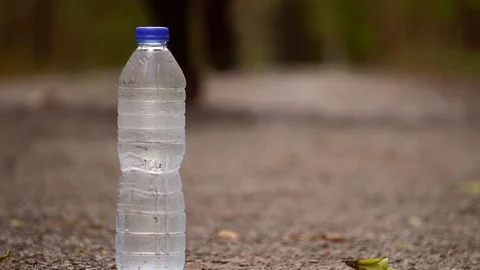 Drinking water is an important element of the sport runs Stock Footage 107500820