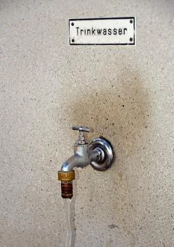 Drinking water Stock Photos