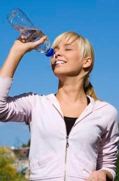 Drinking water Stock Photos