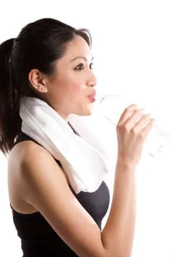 Drinking water Stock Photos