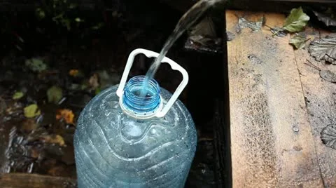 Drinking water pours Stock Footage 21226841