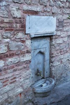 Drinking water tap. Fotos de archivo