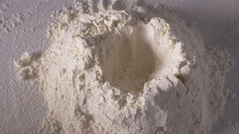 Drinking water in a well of flour Video stock 106347035