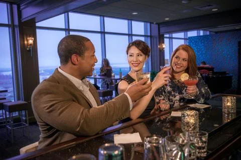 Drinks after work Foto stock