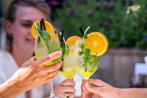 Drinks at the bar Stock Photos