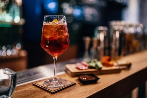 Drinks at the bar Stock Photos