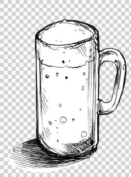 pint glass illustration