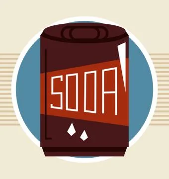 Drinks design over beige background, vector illustration Stock Illustration