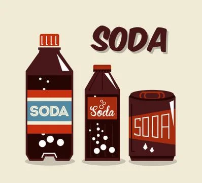 Drinks design over beige background, vector illustration Stock Illustration