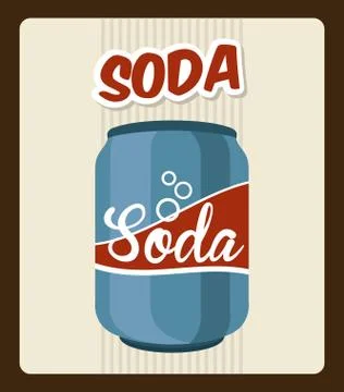 Drinks design over brown background, vector illustration Stock Illustration